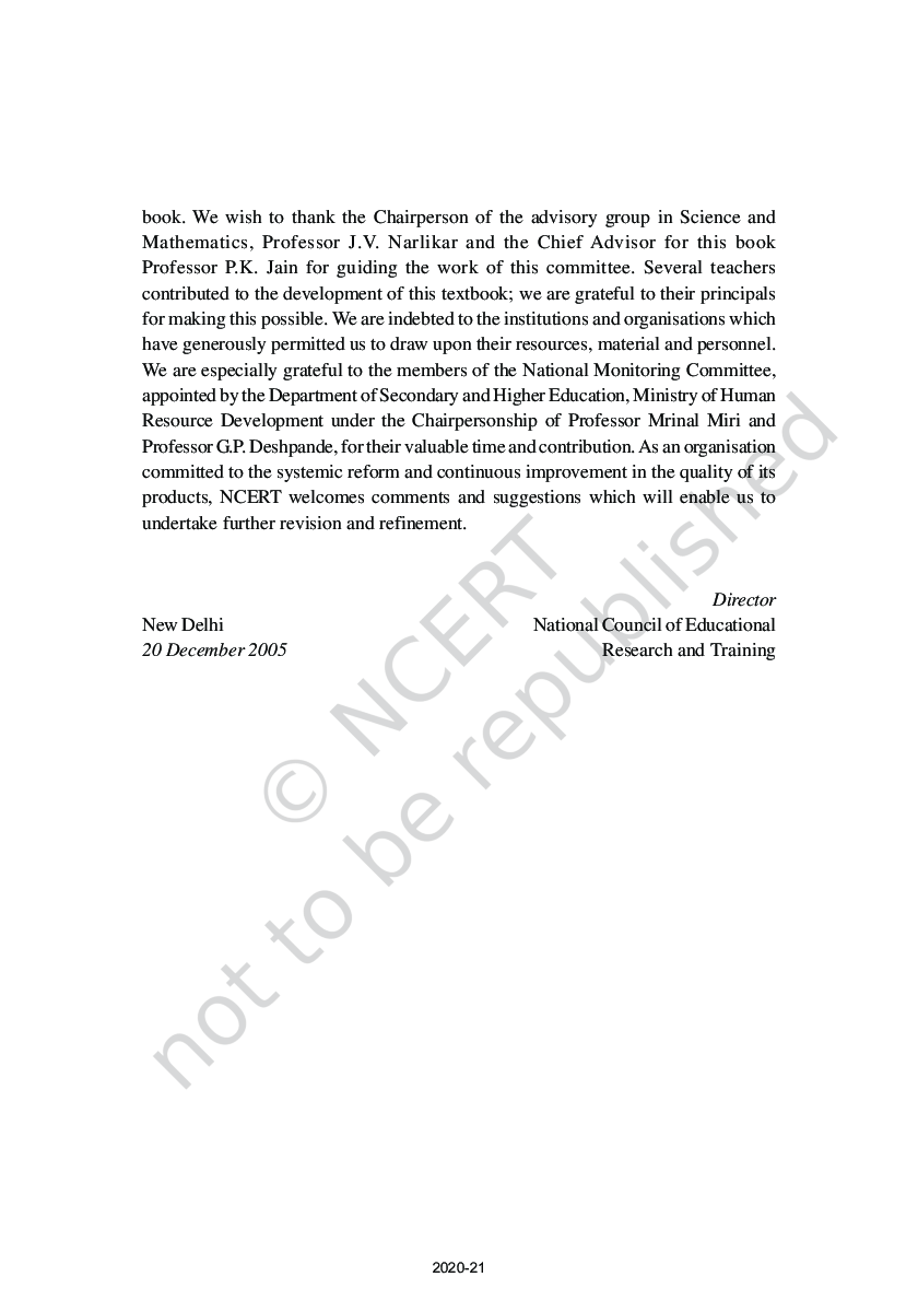 NCERT Mathematics Textbook For Class-XI - Page 5