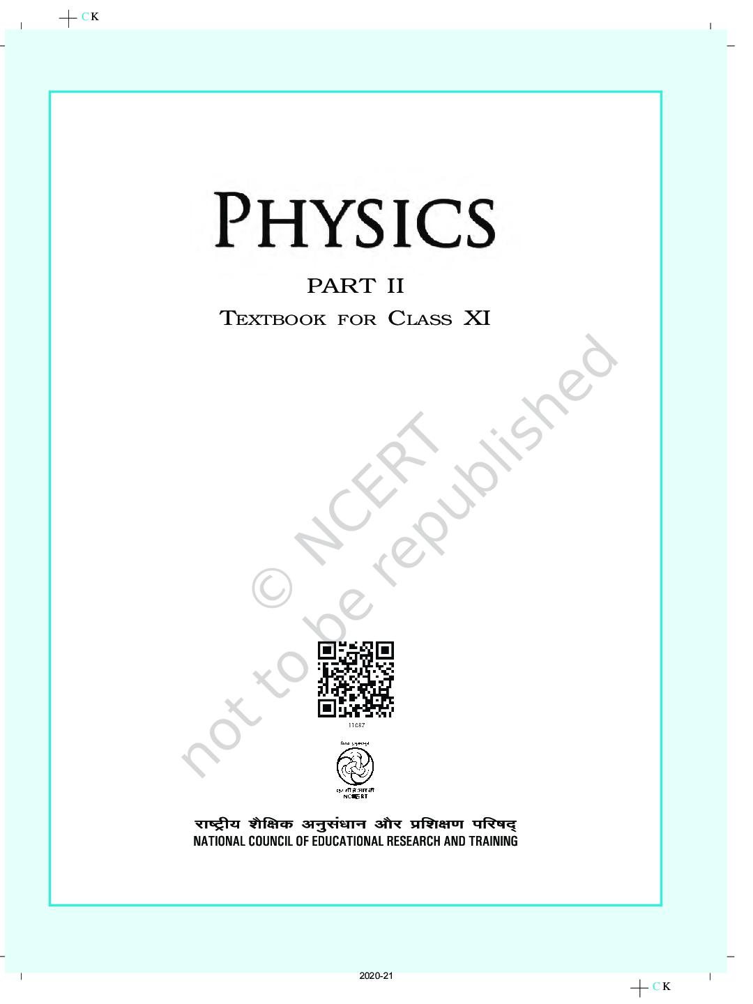 NCERT Physics Part-II Textbook For Class-XI - Page 2