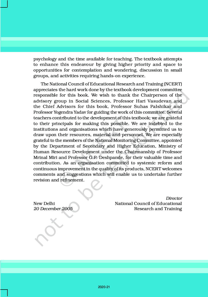NCERT Political Theory Textbook For Class-XI - Page 5
