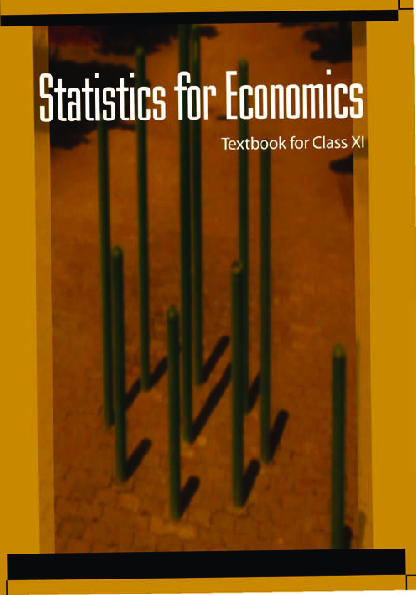 NCERT Statistics For Economics Textbook For Class-XI - Page 1