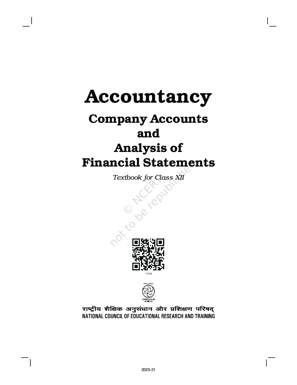 NCERT Accountancy Company Accounts And Analysis Of Financial Statements Textbook For Class-XII - Page 2