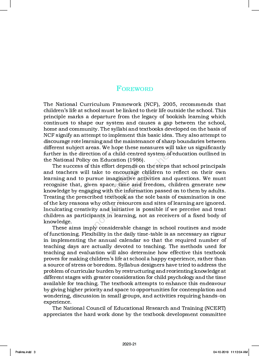 NCERT Business Studies Part-I Textbook For Class-XII - Page 4