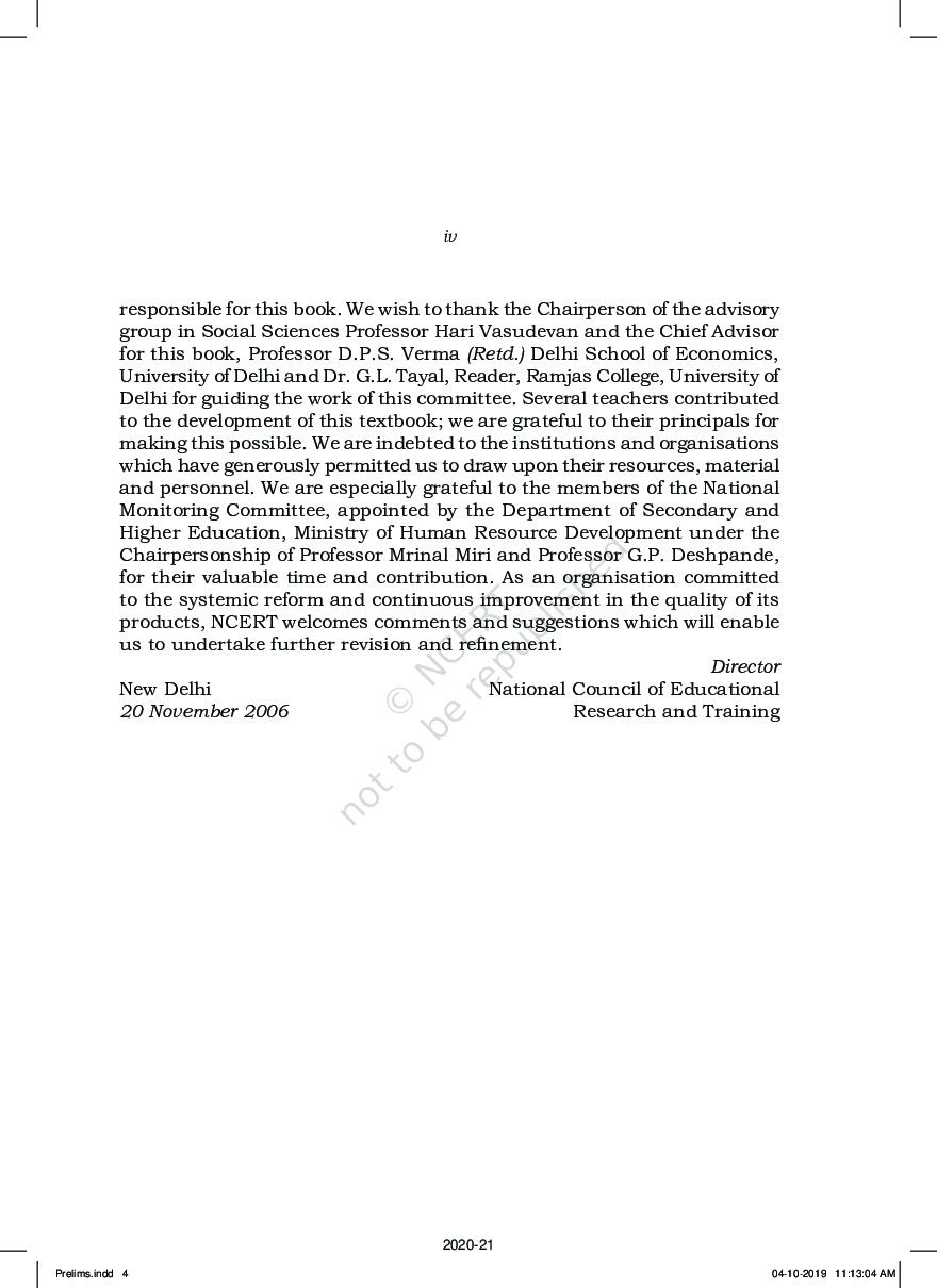 NCERT Business Studies Part-I Textbook For Class-XII - Page 5