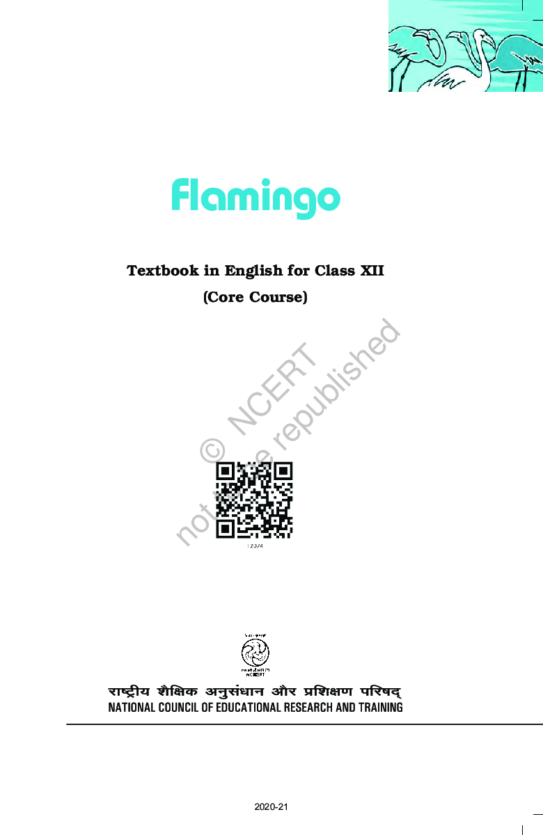 NCERT Flamingo English (Core Course) Textbook For Class-XII - Page 2