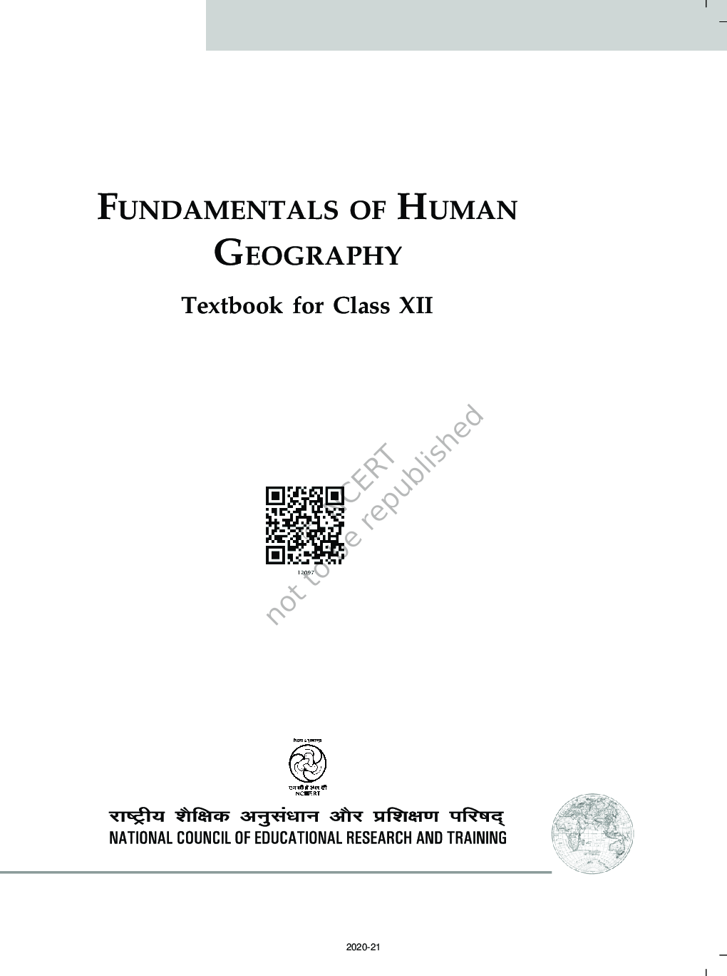 NCERT Fundamentals Of Human Geography Textbook For Class-XII - Page 2