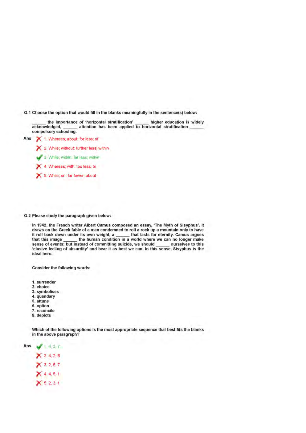 XAT 2019 Question Paper And Answer - Page 2