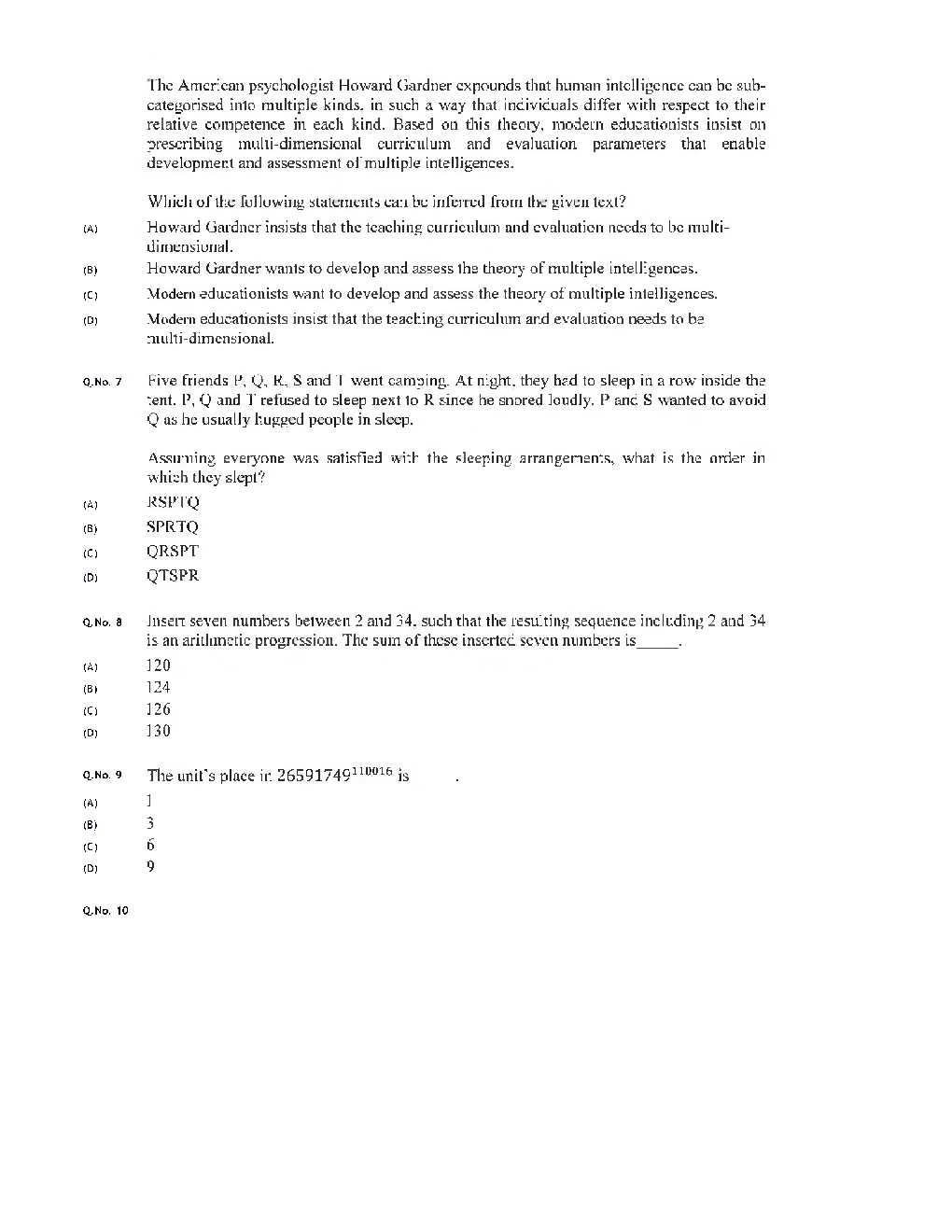 GATE 2020 Civil Engineering Previous Year Paper With Answer - Page 3