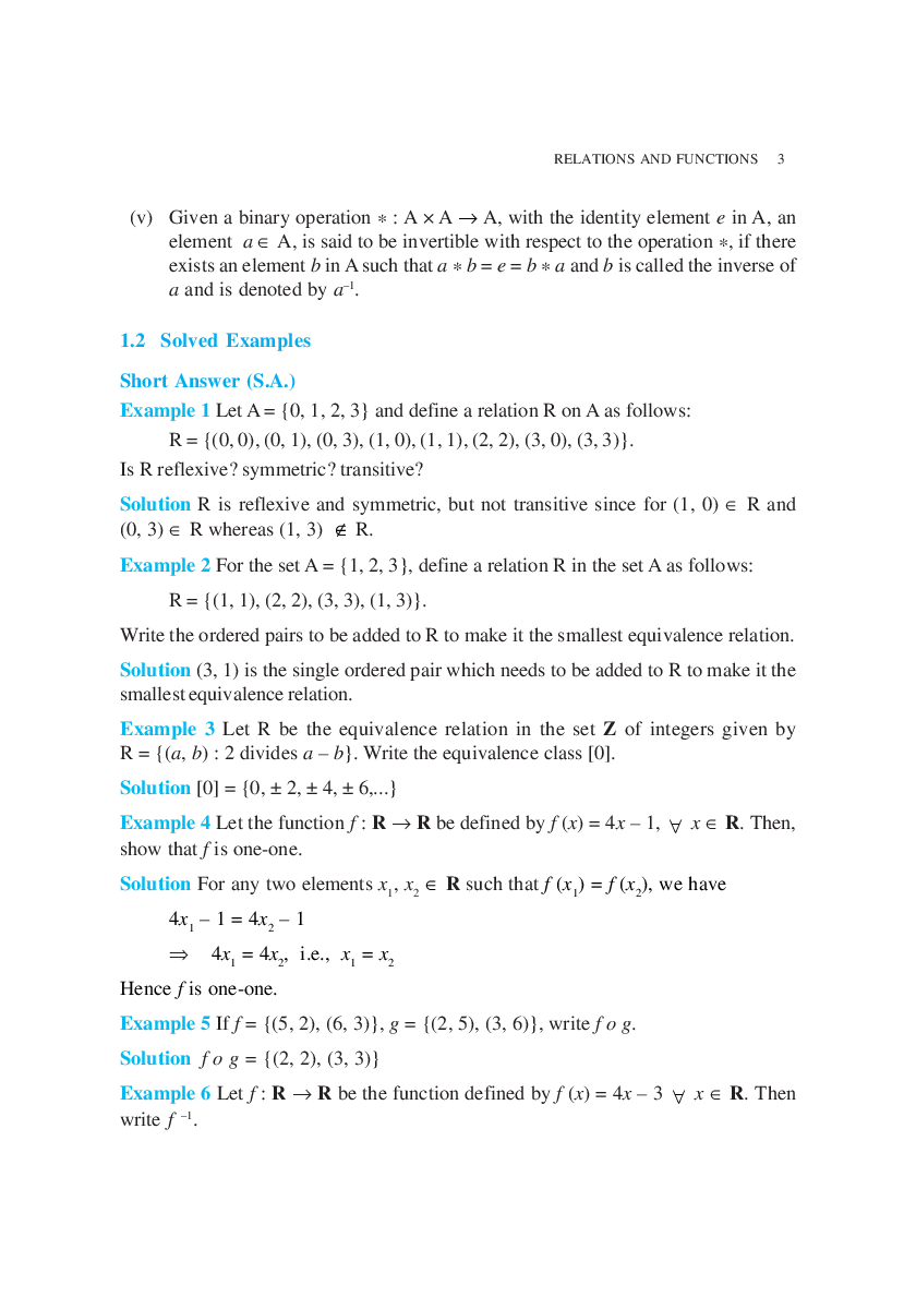 NCERT Exemplar Problems For Class 12 Mathematics - Page 4