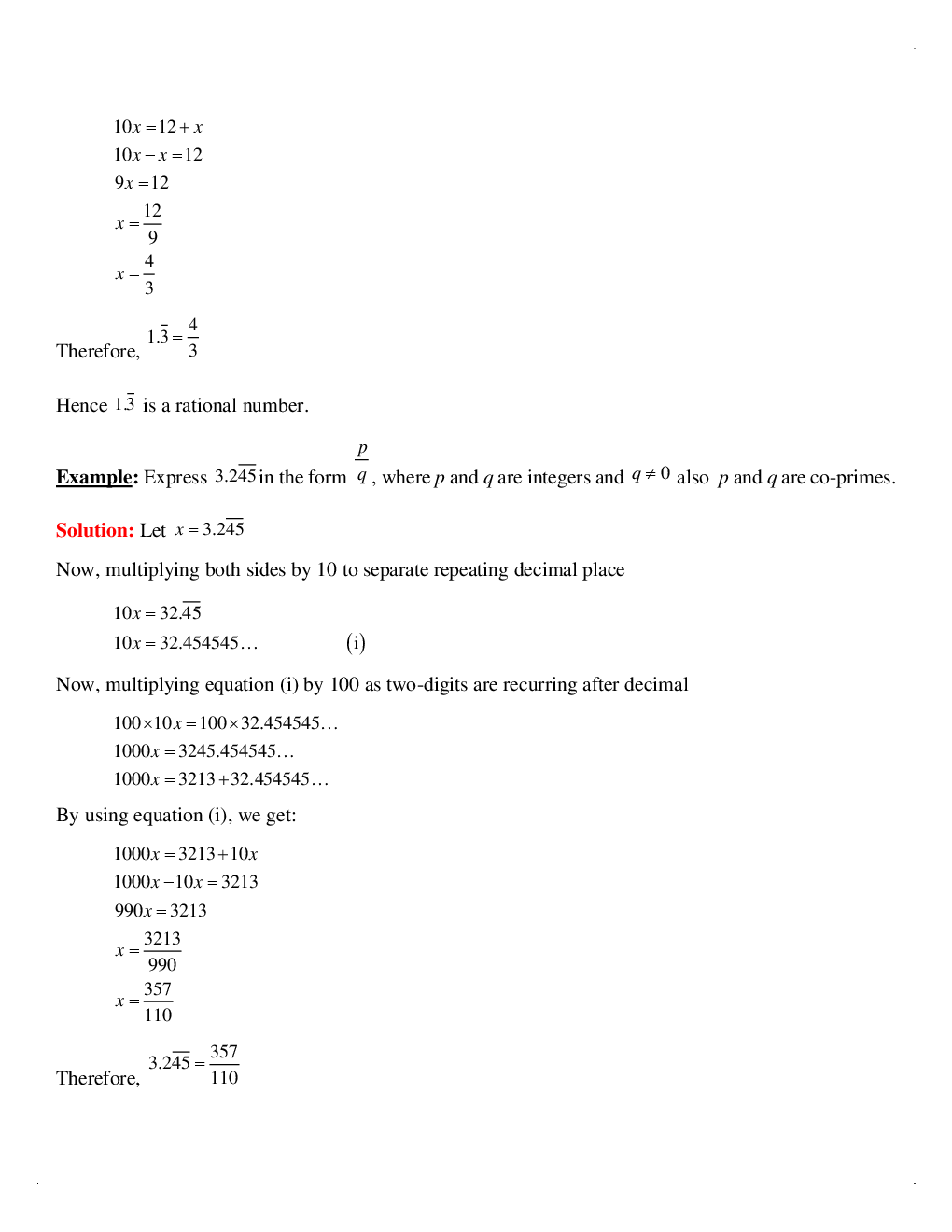NCERT Maths Study Notes For Class-IX - Page 4