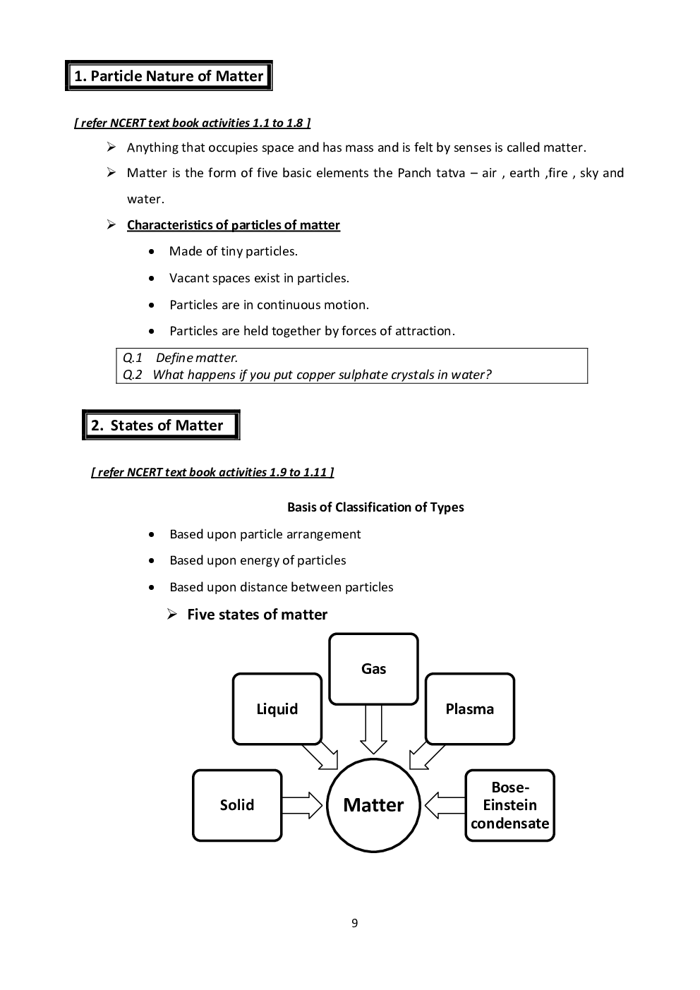 NCERT Science Study Notes For Class-IX - Page 3
