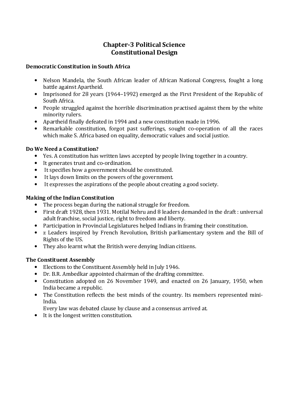 NCERT Social Science (Civics) Study Notes For Class-IX - Page 4