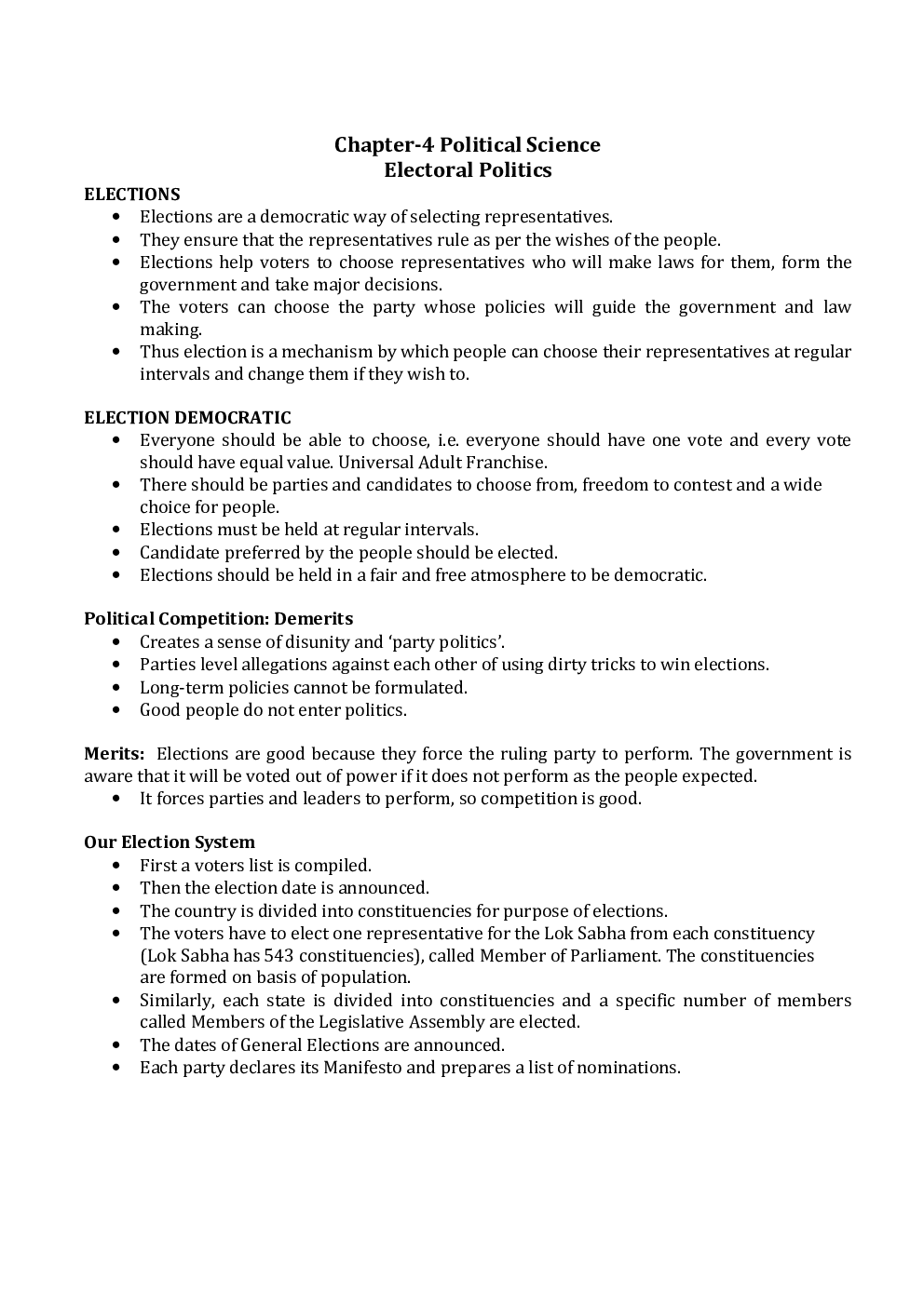 NCERT Social Science (Civics) Study Notes For Class-IX - Page 5