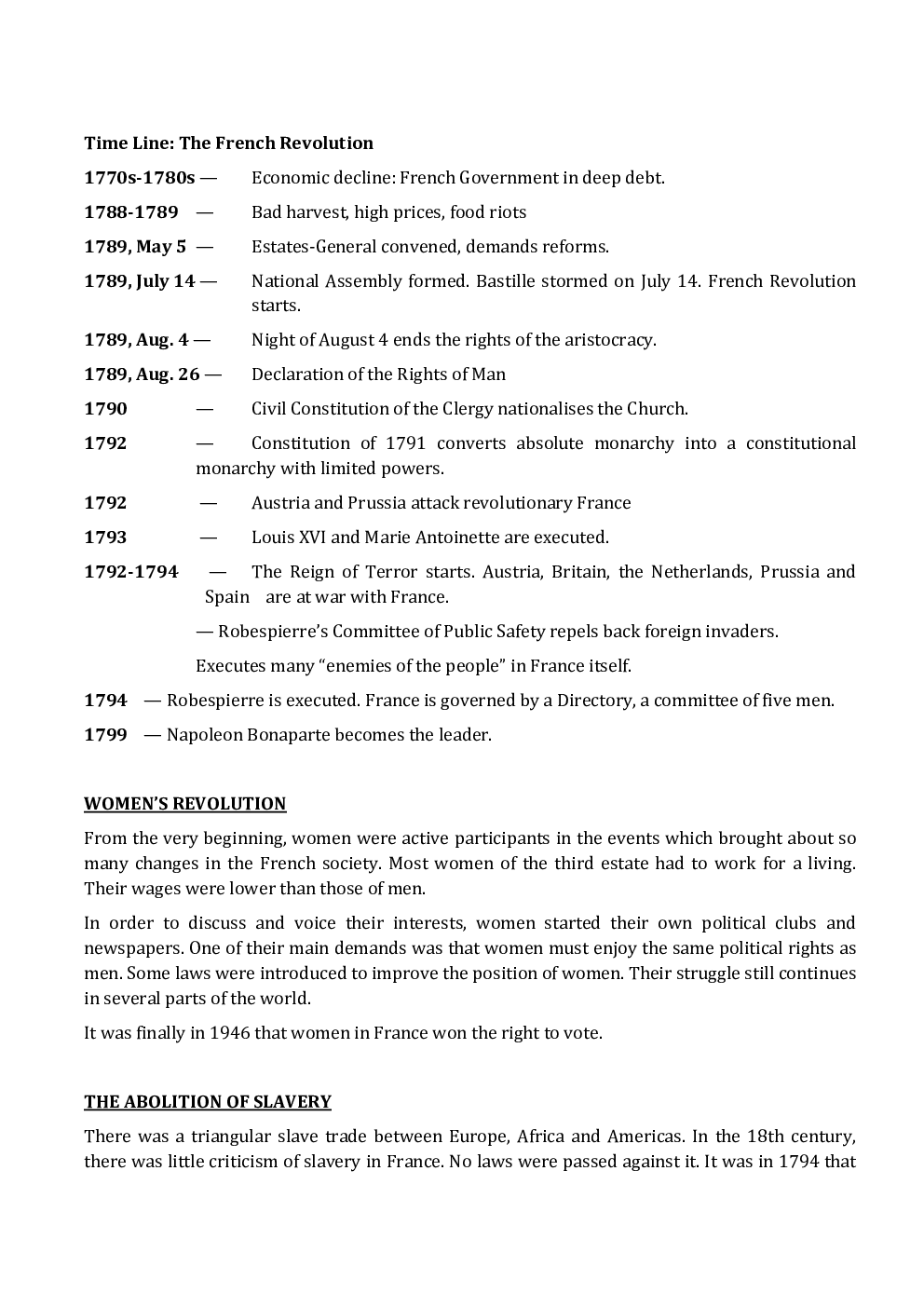 NCERT Social Science (History) Study Notes For Class-IX - Page 3