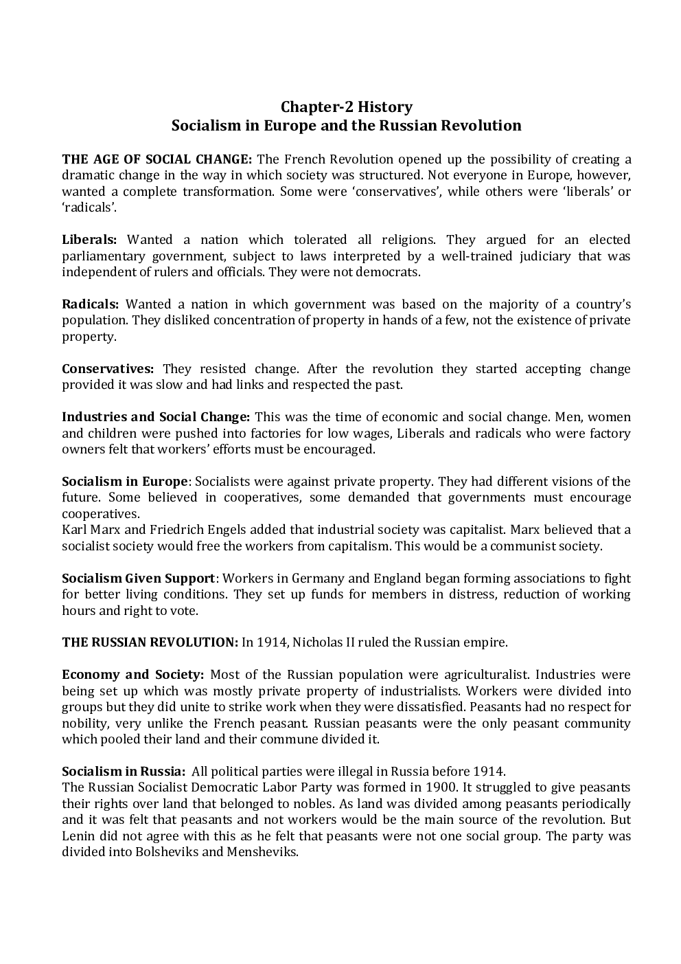 NCERT Social Science (History) Study Notes For Class-IX - Page 5