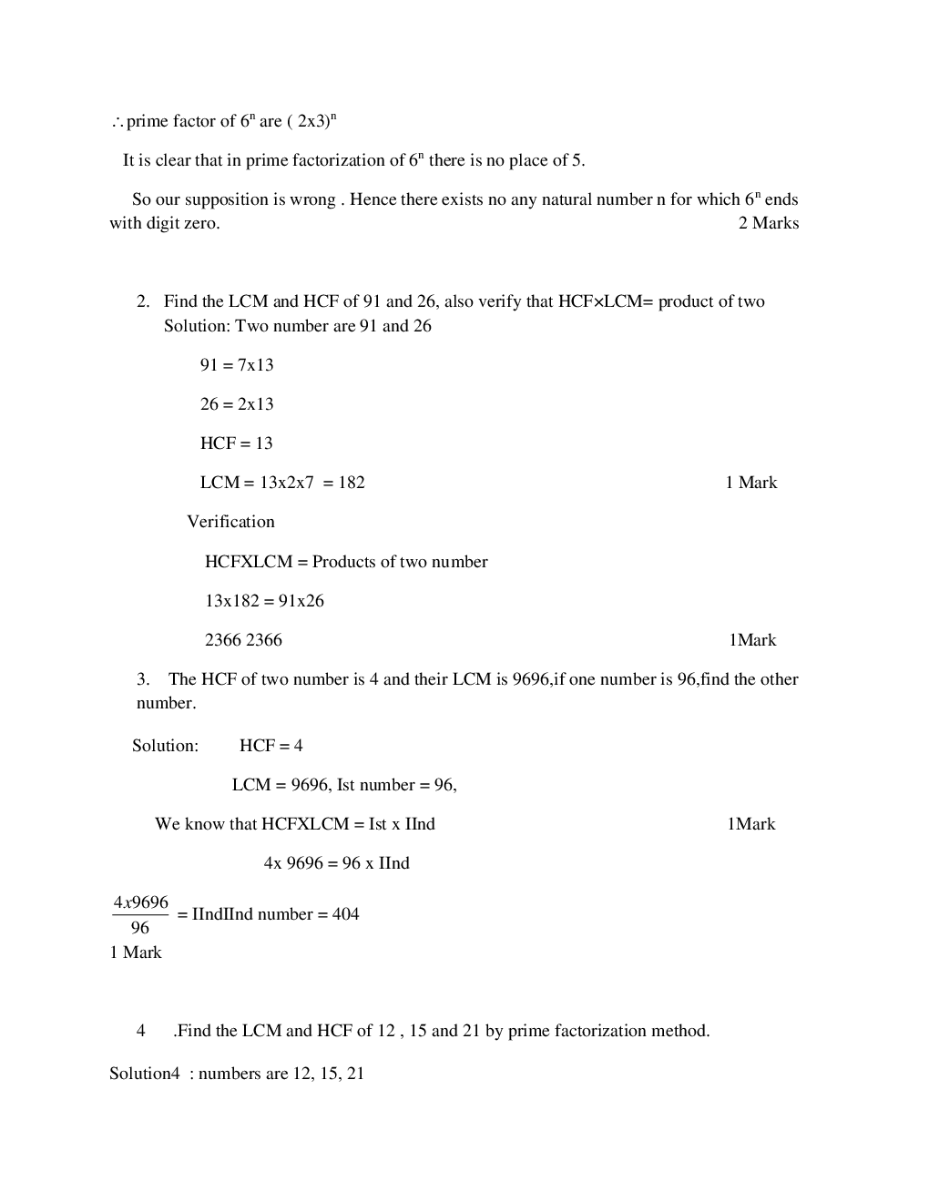 NCERT Maths Study Notes For Class-X - Page 5