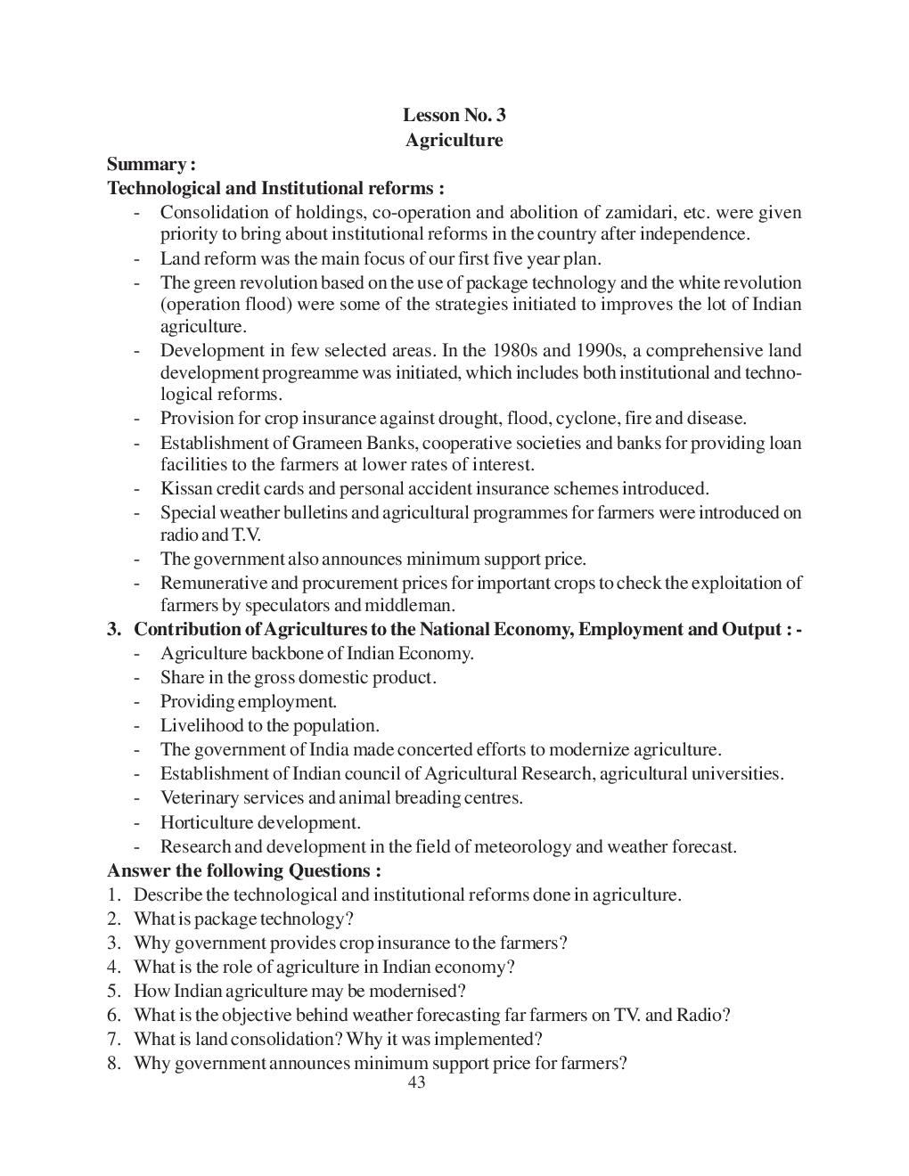 NCERT Social Science (Geography) Study Notes For Class-X - Page 5