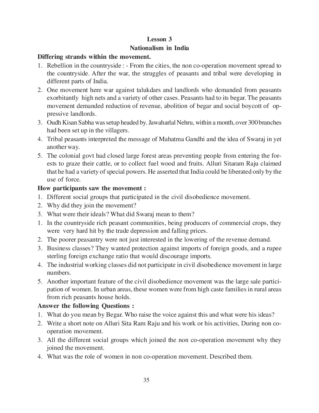 NCERT Social Science (History) Study Notes For Class-X - Page 3