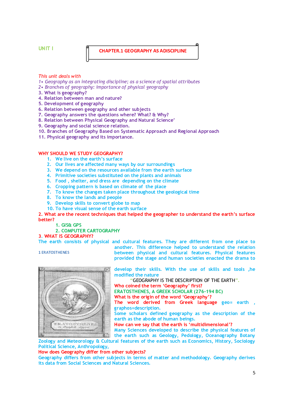Download NCERT Class 11 Geography Notes PDF Online 2021