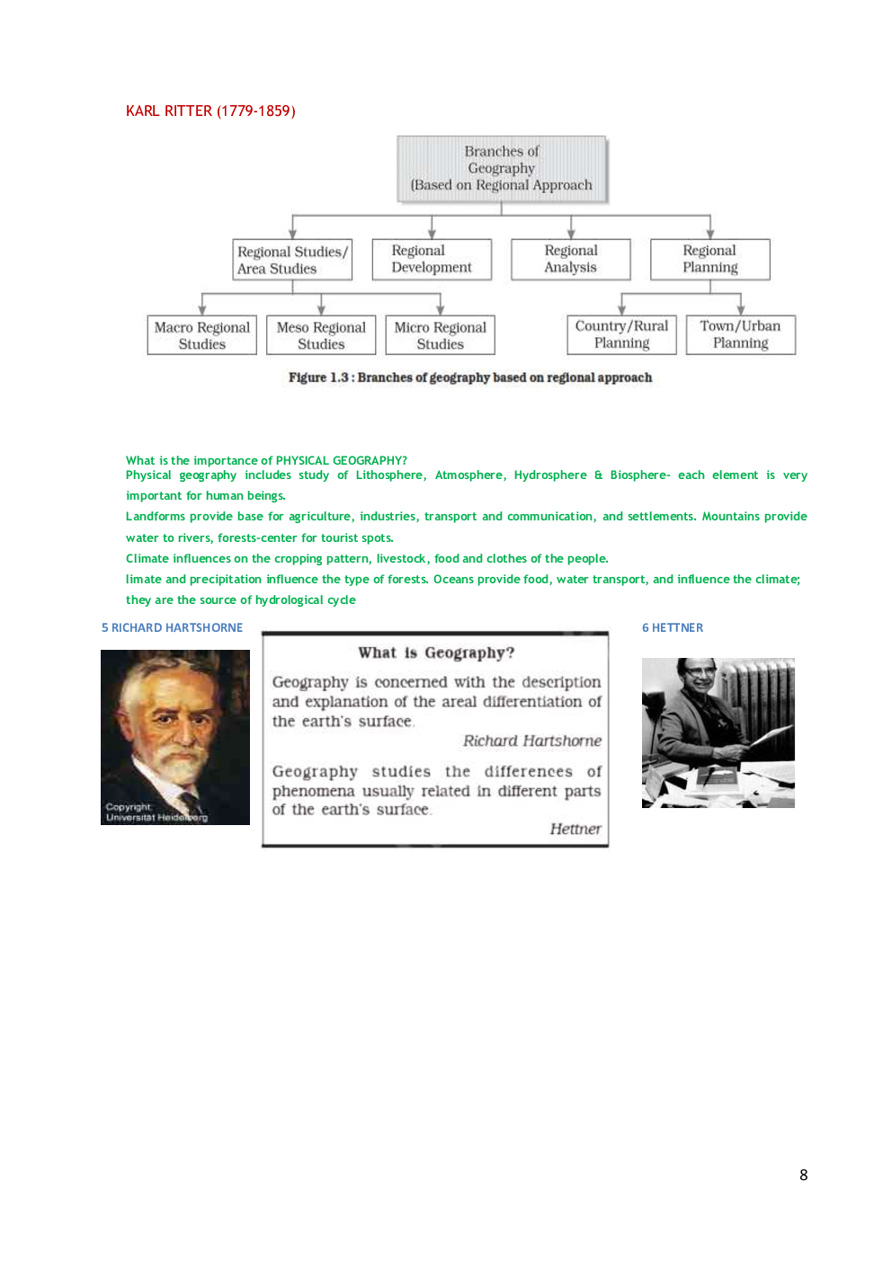 NCERT Geography Study Notes For Class-XI - Page 5