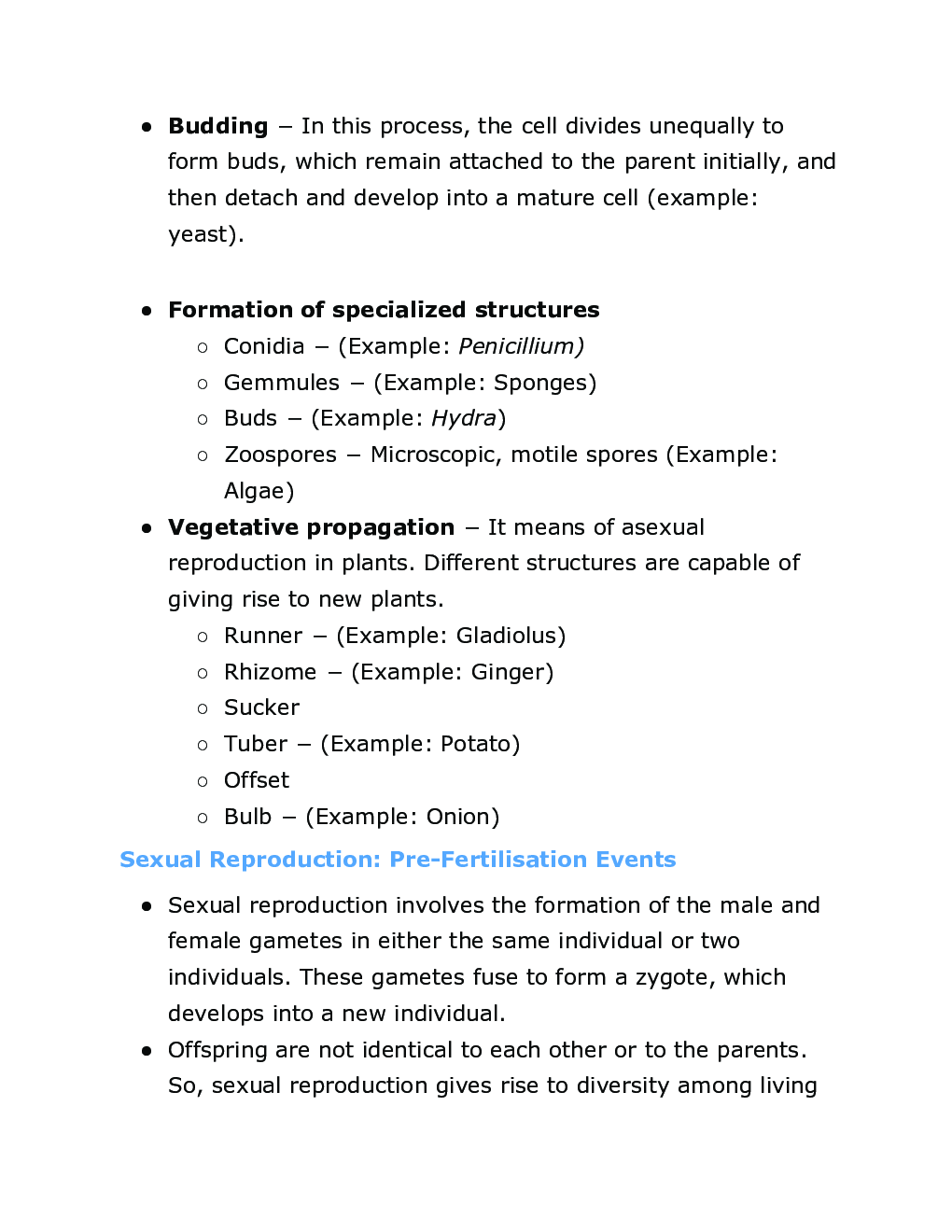 NCERT Biology Study Notes For Class-XII - Page 3