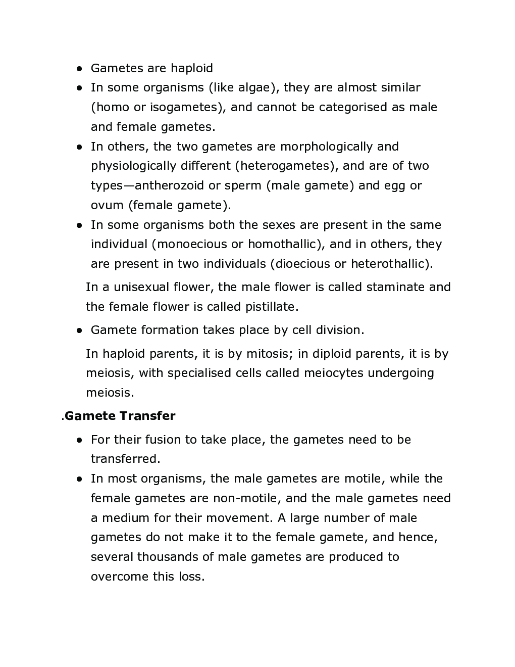 NCERT Biology Study Notes For Class-XII - Page 5