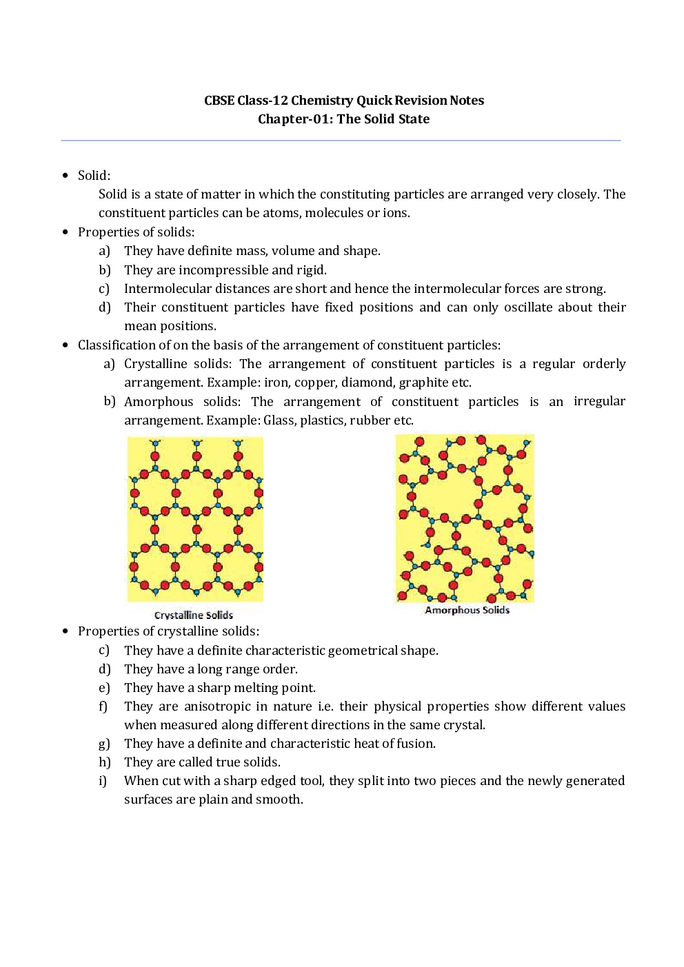 NCERT Chemistry Study Notes For Class-XII - Page 2