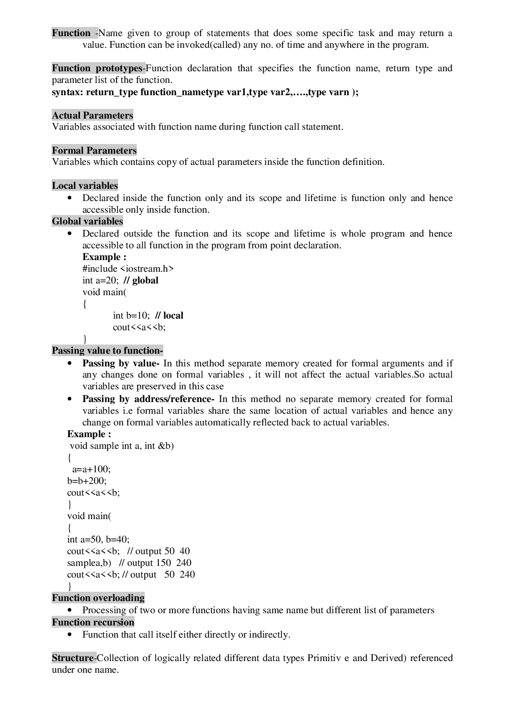 NCERT Computer Science Study Notes For Class-XII - Page 5