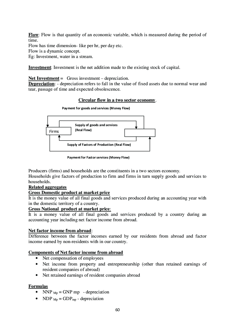 NCERT Economics Study Notes For Class-XII - Page 3