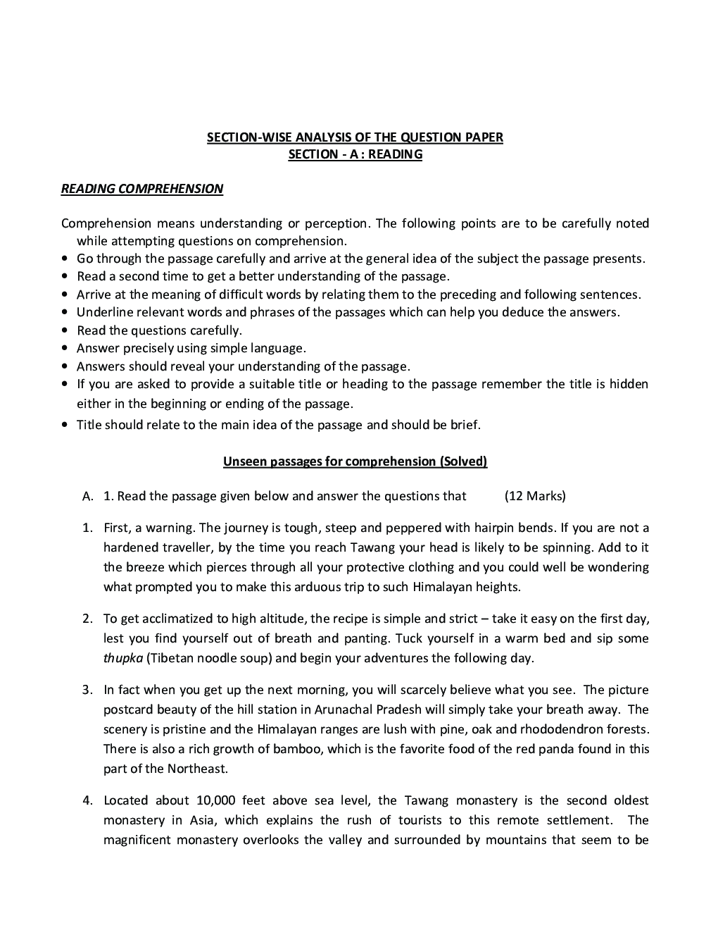 NCERT English Study Notes For Class-XII - Page 2