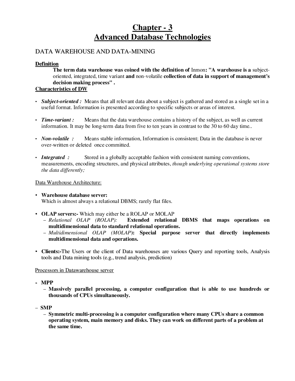 NCERT Informatics Practices Study Notes For Class-XII - Page 2