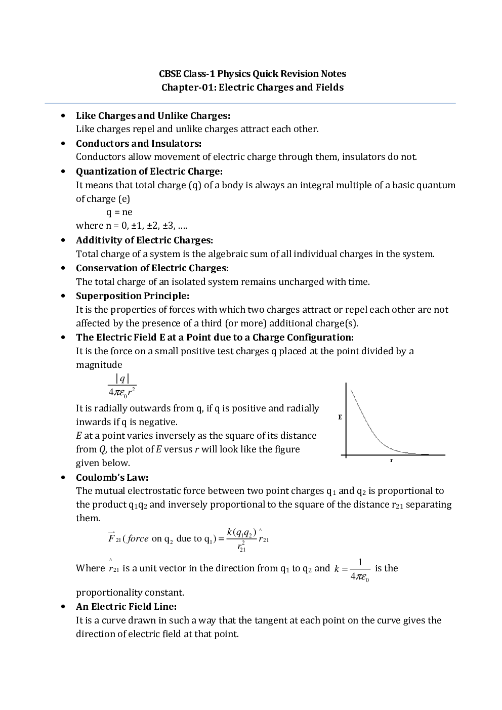 NCERT Physics Study Notes For Class-XII - Page 2