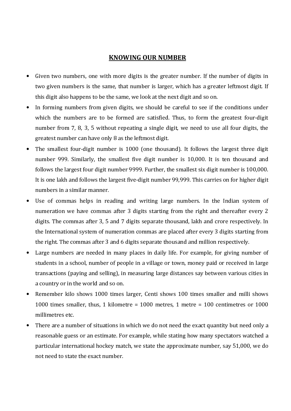 Olympiad Maths Study Notes For Class-6 - Page 3