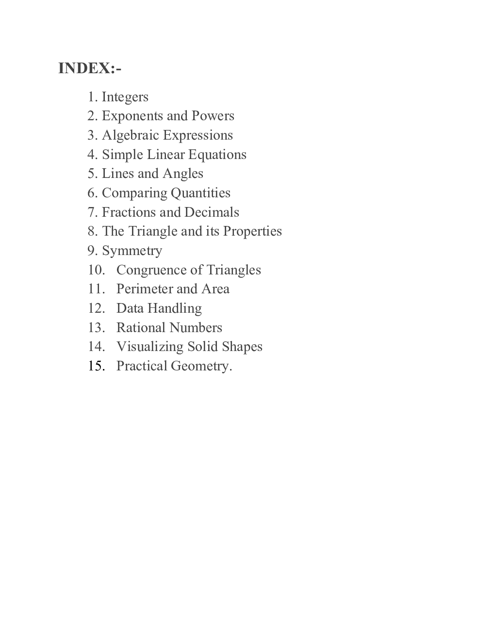 Olympiad Maths Study Notes For Class-7 - Page 2