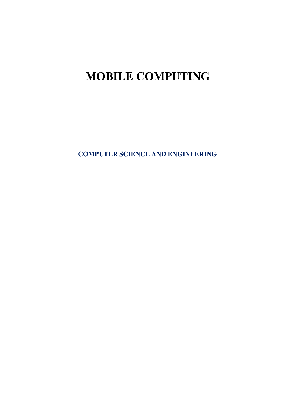 VTU BE Information Science And Engineering 8th Sem Mobile Computing - Page 2