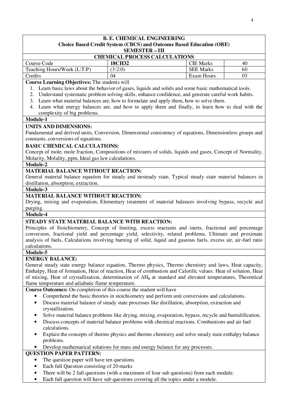 VTU Syllabus Chemical Engineering All Sem - Page 5