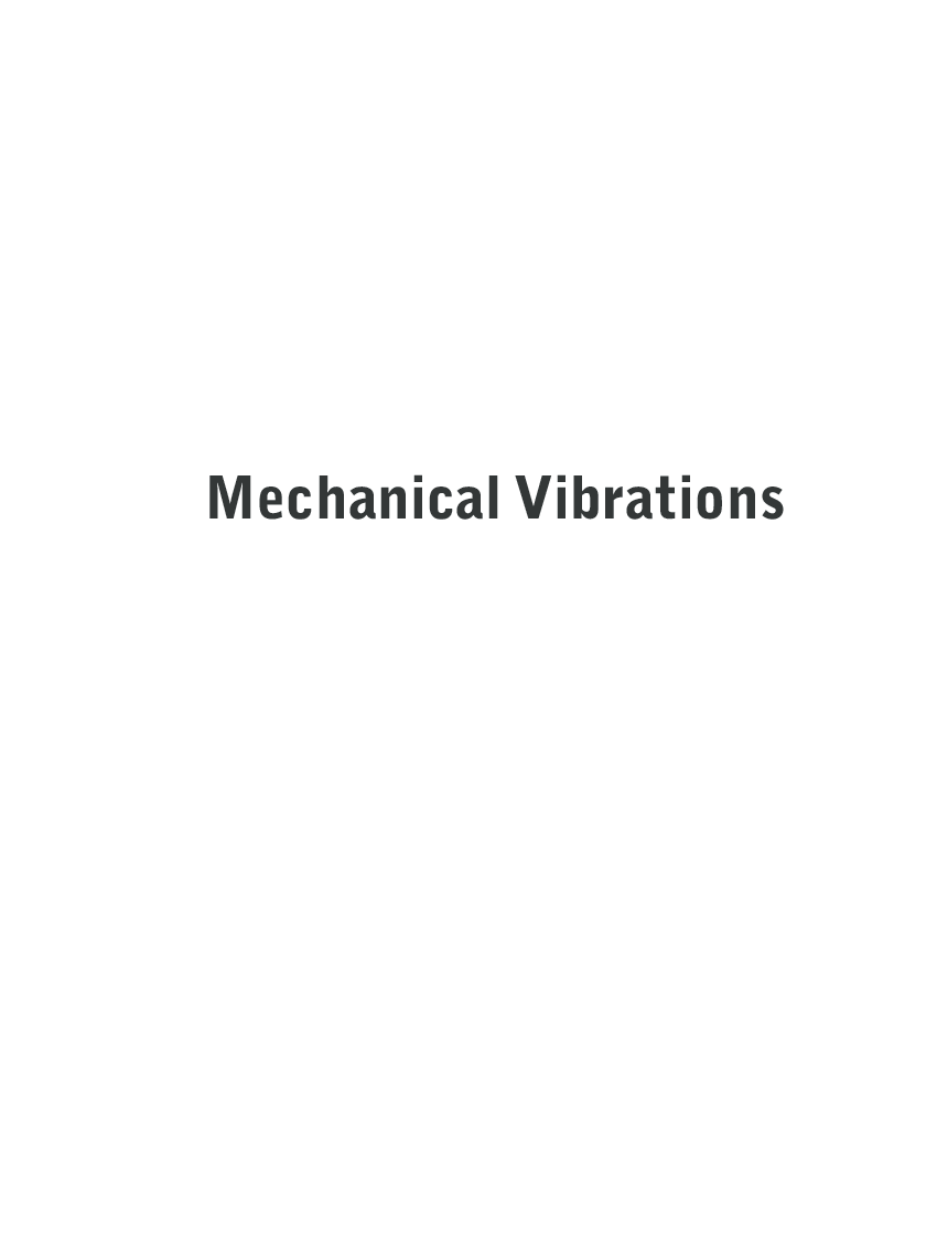 Mechanical Vibrations - Page 2