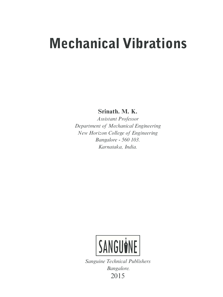 Mechanical Vibrations - Page 4