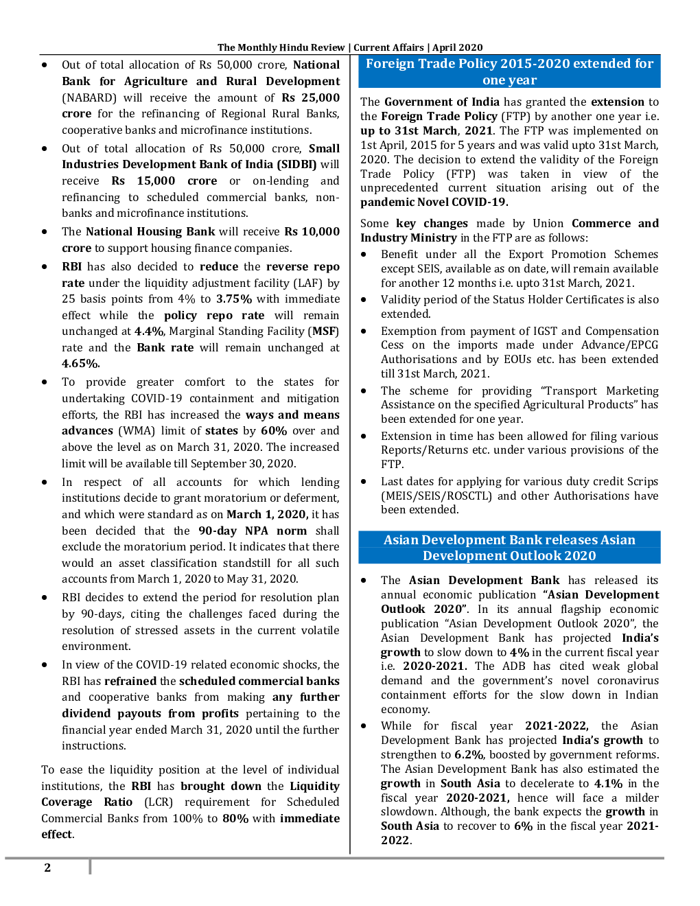 GK And Current Affairs April 2020 In English - Page 3