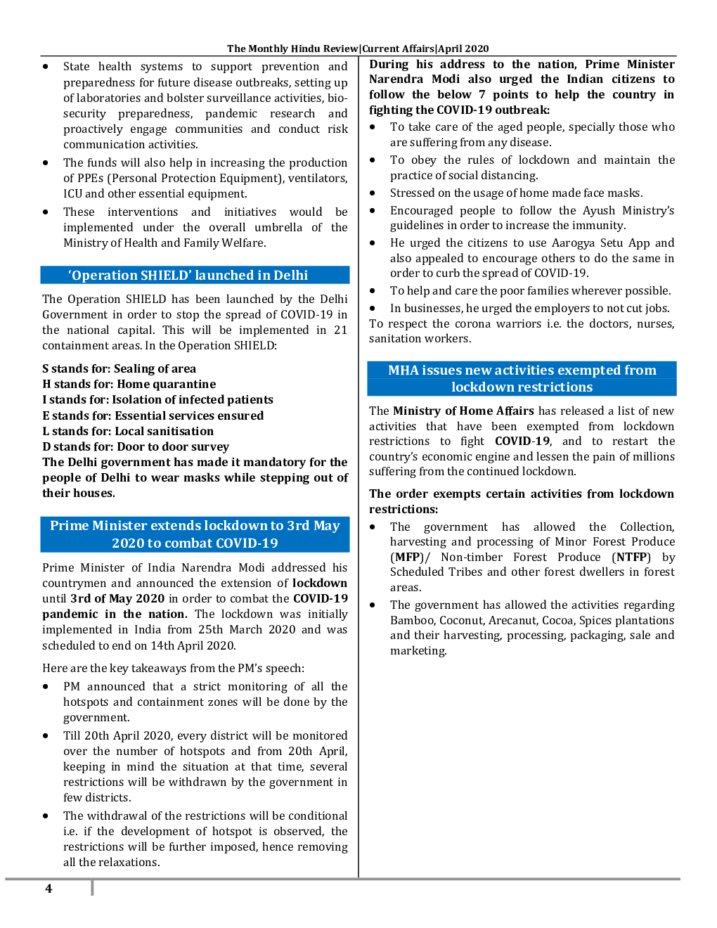 GK And Current Affairs April 2020 In English - Page 5