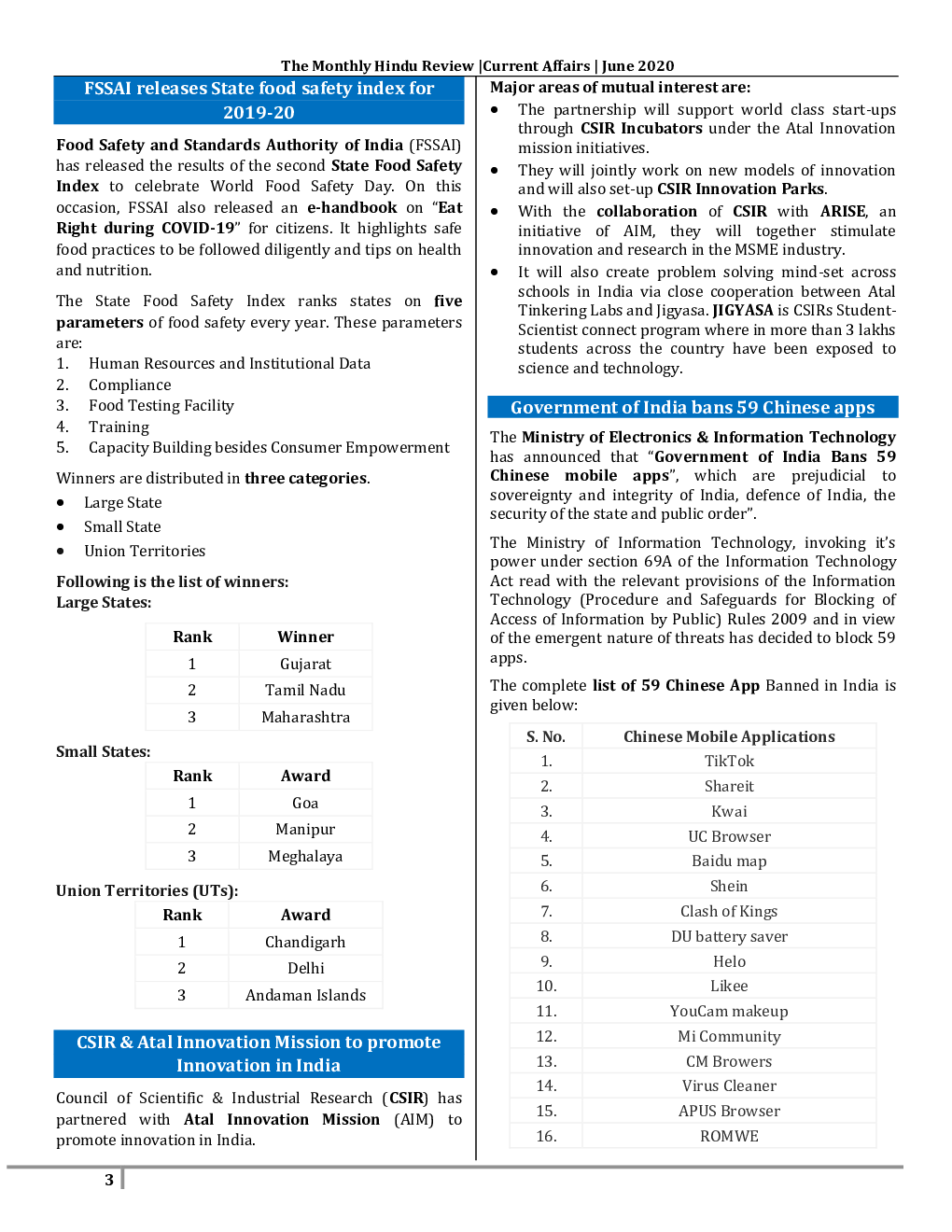 GK And Current Affairs June 2020 In English - Page 4