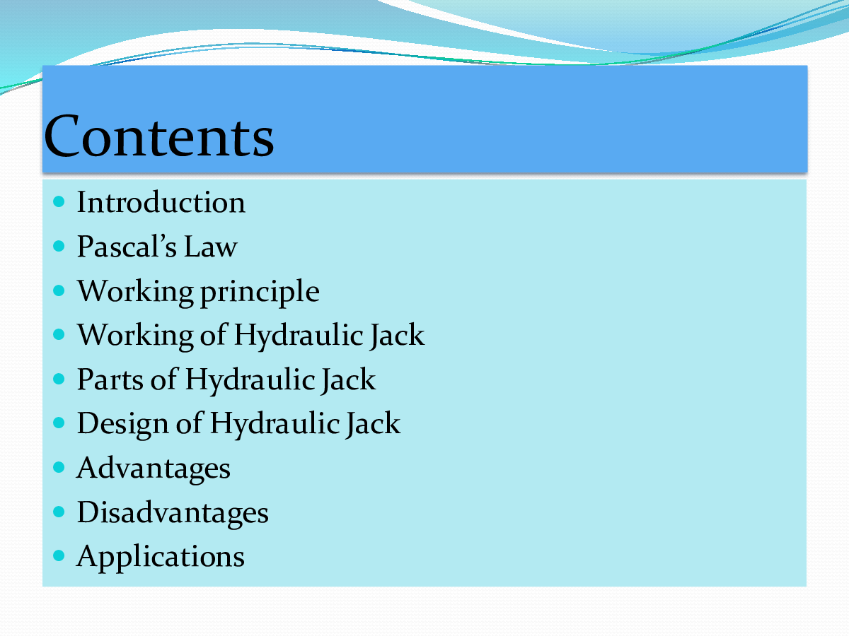 Hydraulic Jack - Page 2