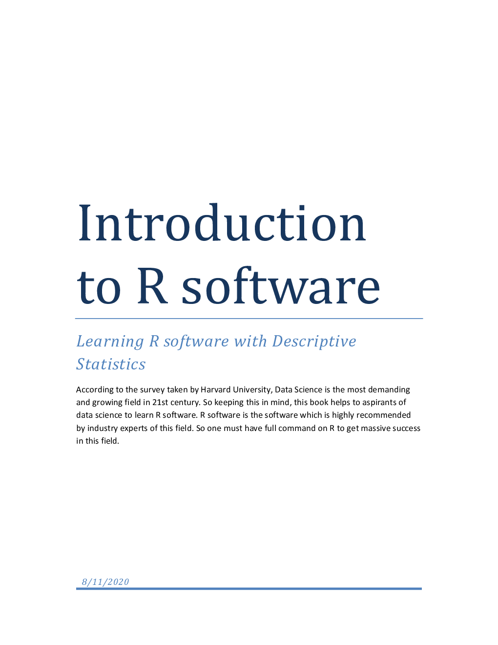 Intoduction To R Software - Page 2