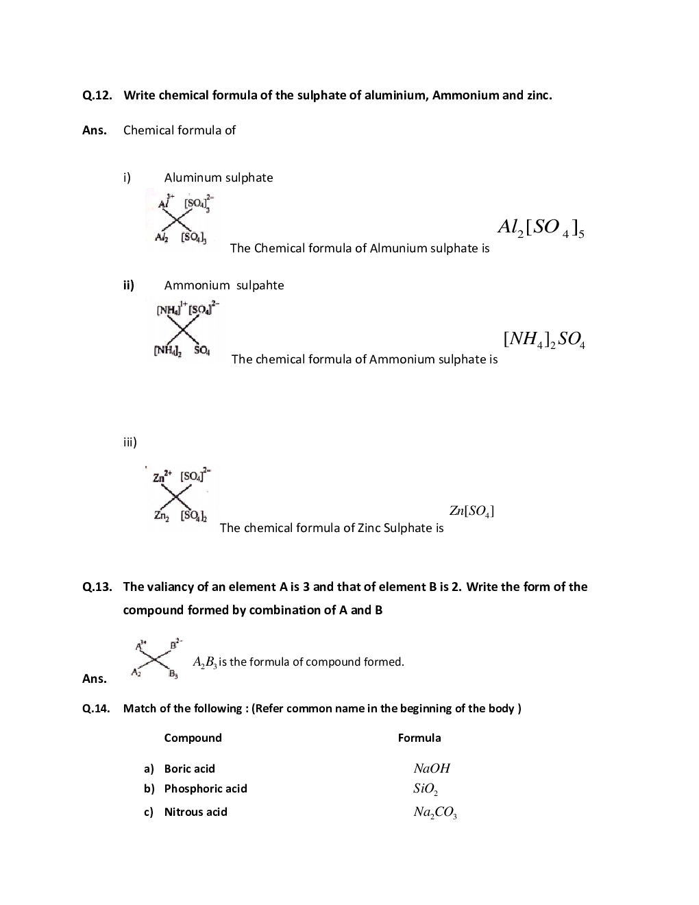 ICSE Selina Textbook Solution Chemistry Class 9 - Page 5