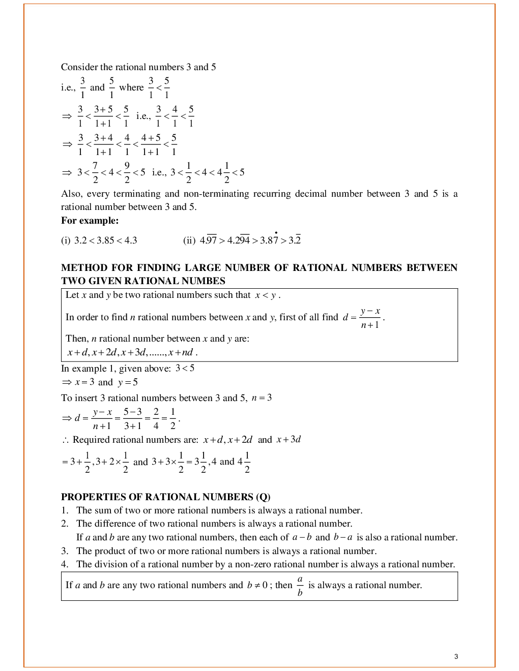 ICSE Revision Notes Class 9 Maths - Page 4