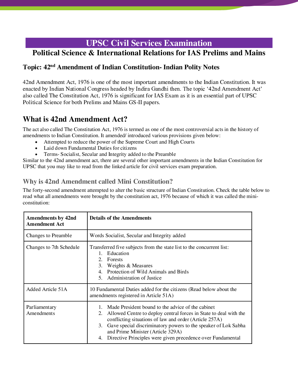 Indian Polity Part-1 Study Material For IAS - Page 2