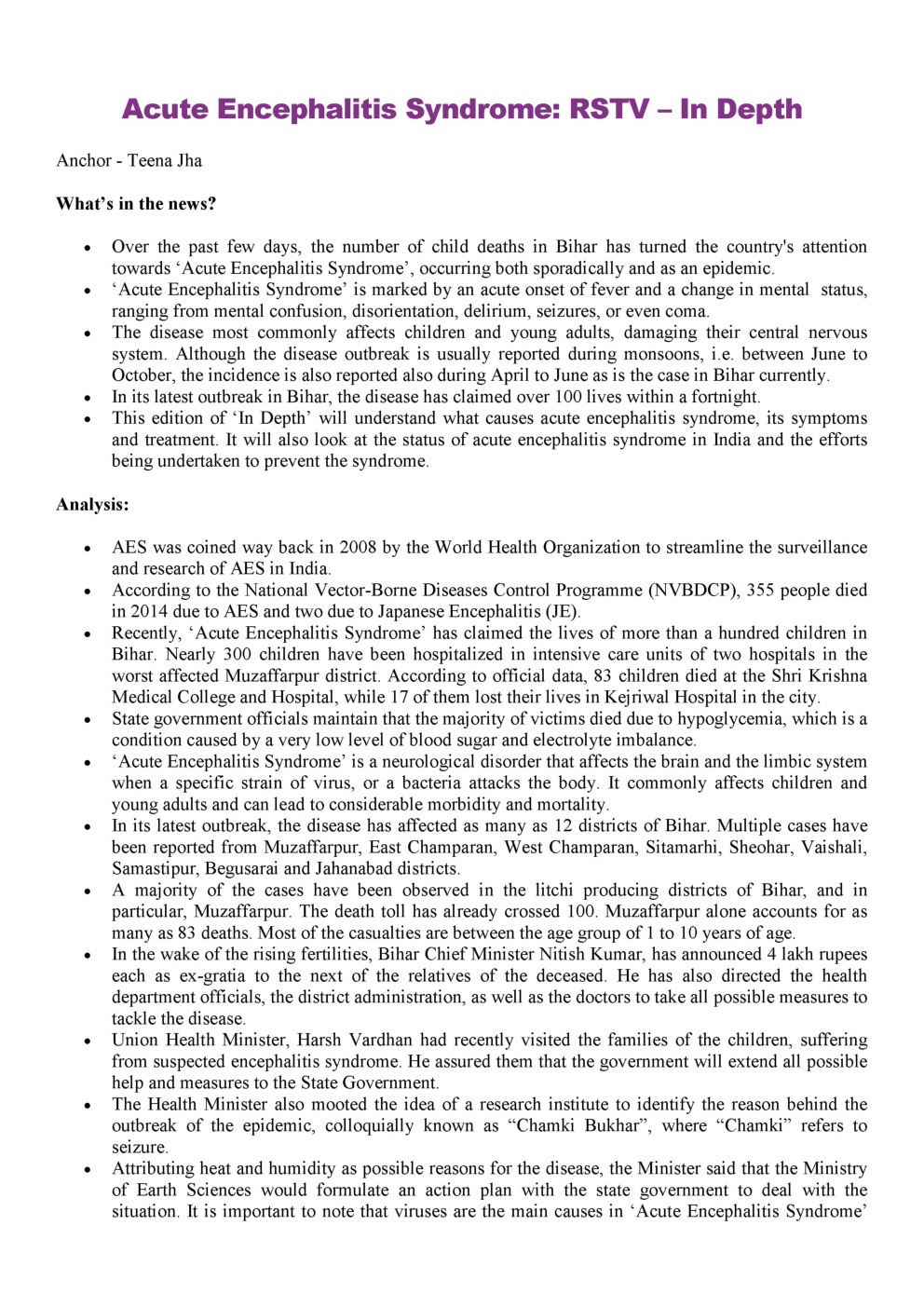 Science And Technology Study Material For IAS - Page 2
