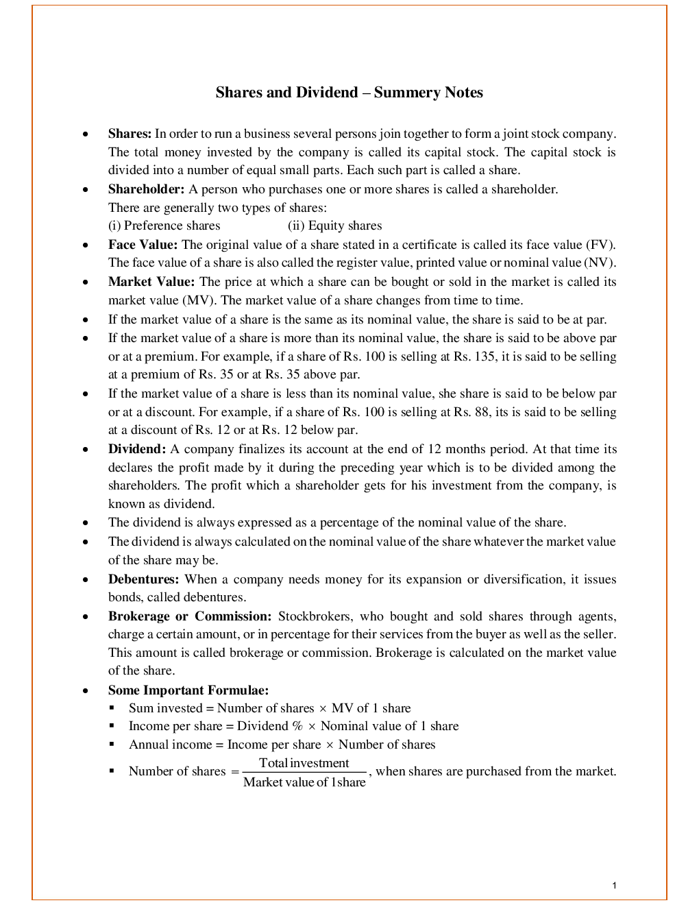 ICSE Revision Notes For Mathematics Class 10  - Page 5