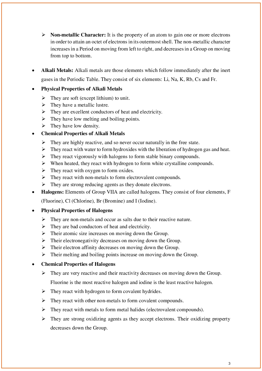 ICSE Revision Notes For Chemistry Class 10  - Page 4