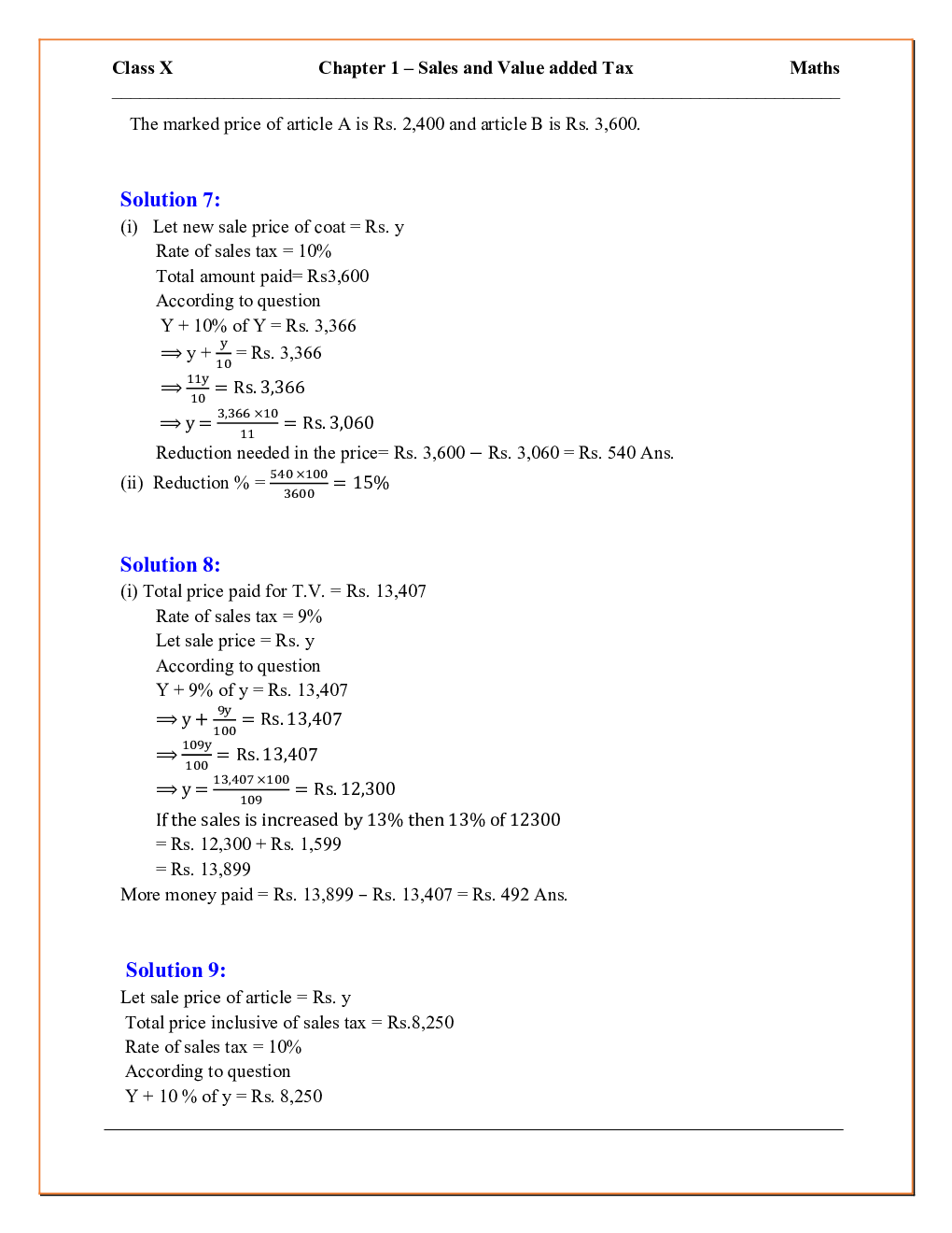 Download ICSE Selina Textbook Solutions For Class 10 Mathematics PDF Online