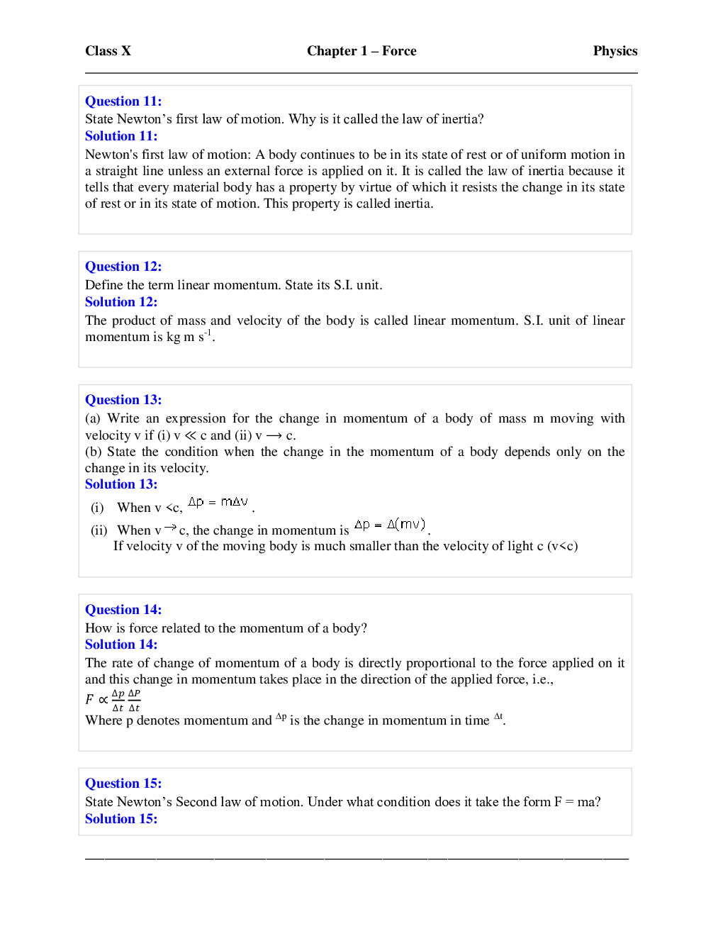 ICSE Selina Textbook Solutions For Physics Class 10  - Page 5